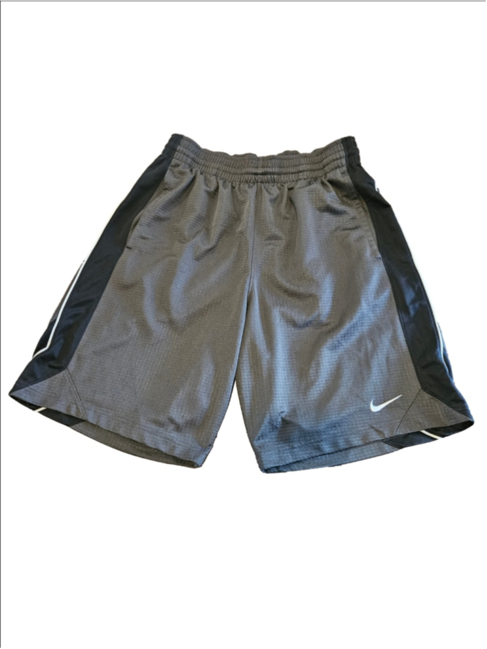 Men's Nike Athletic Shorts Size S Grey and Black